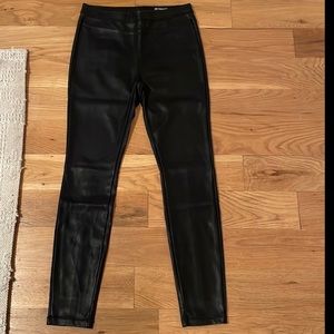 Faux leather leggings